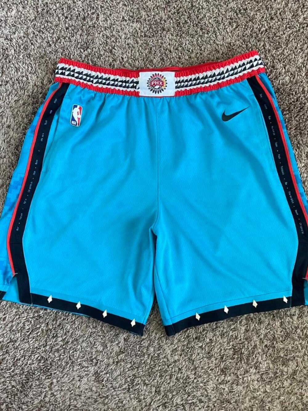 Nike Phoenix Suns City Edition NBA Game Basketball Shorts Gym Workout XL